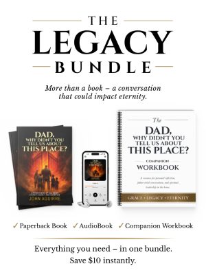 Legacy Bundle featuring Christian book, audiobook, and companion workbook for reflection and spiritual growth