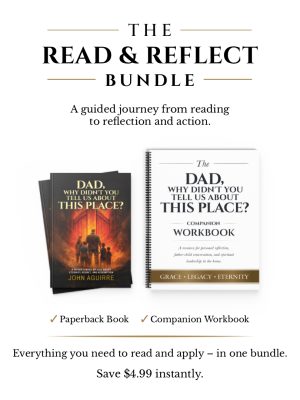 Read and Reflect Bundle featuring Christian paperback book and companion workbook for reflection and spiritual growth