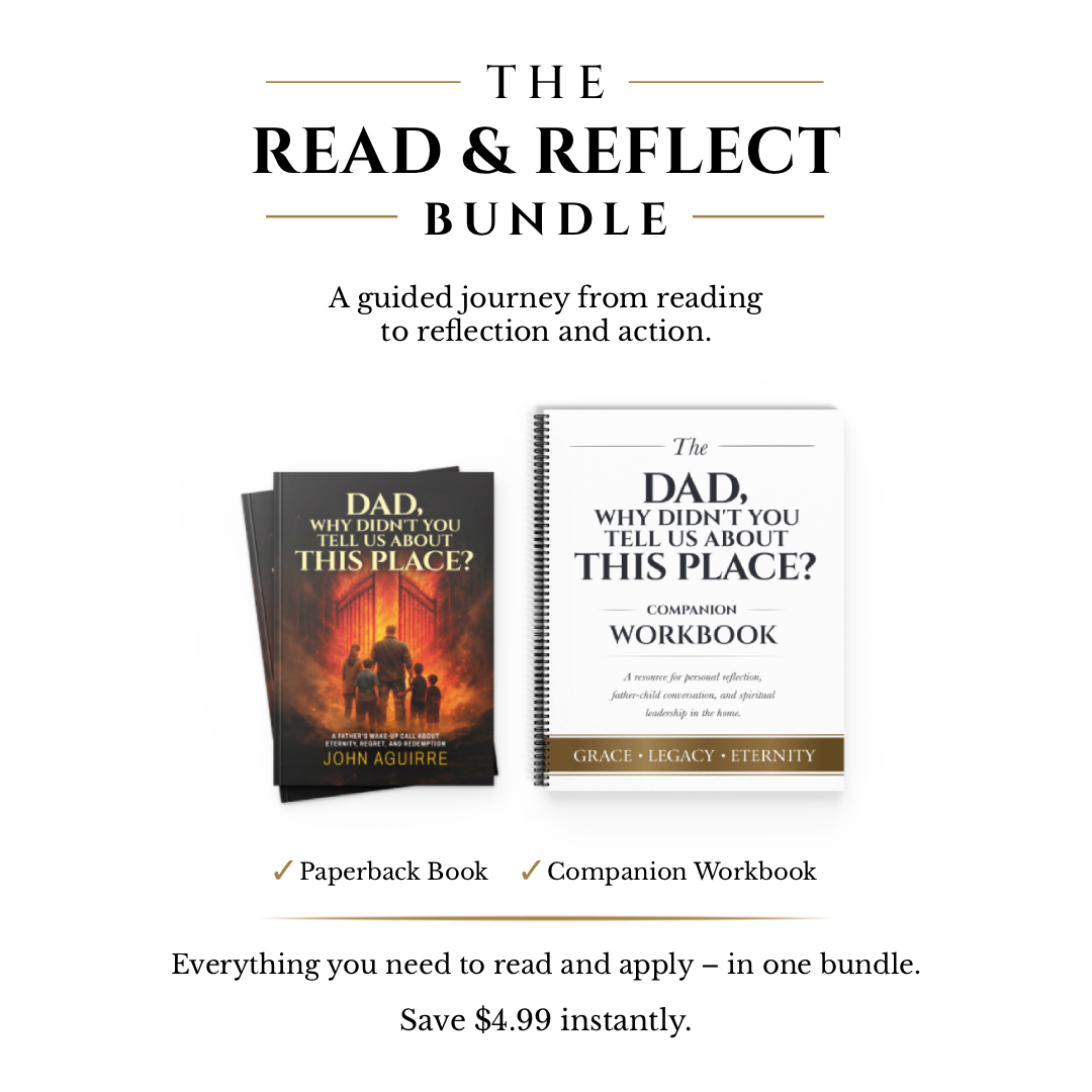 Read and Reflect Bundle featuring Christian paperback book and companion workbook for reflection and spiritual growth